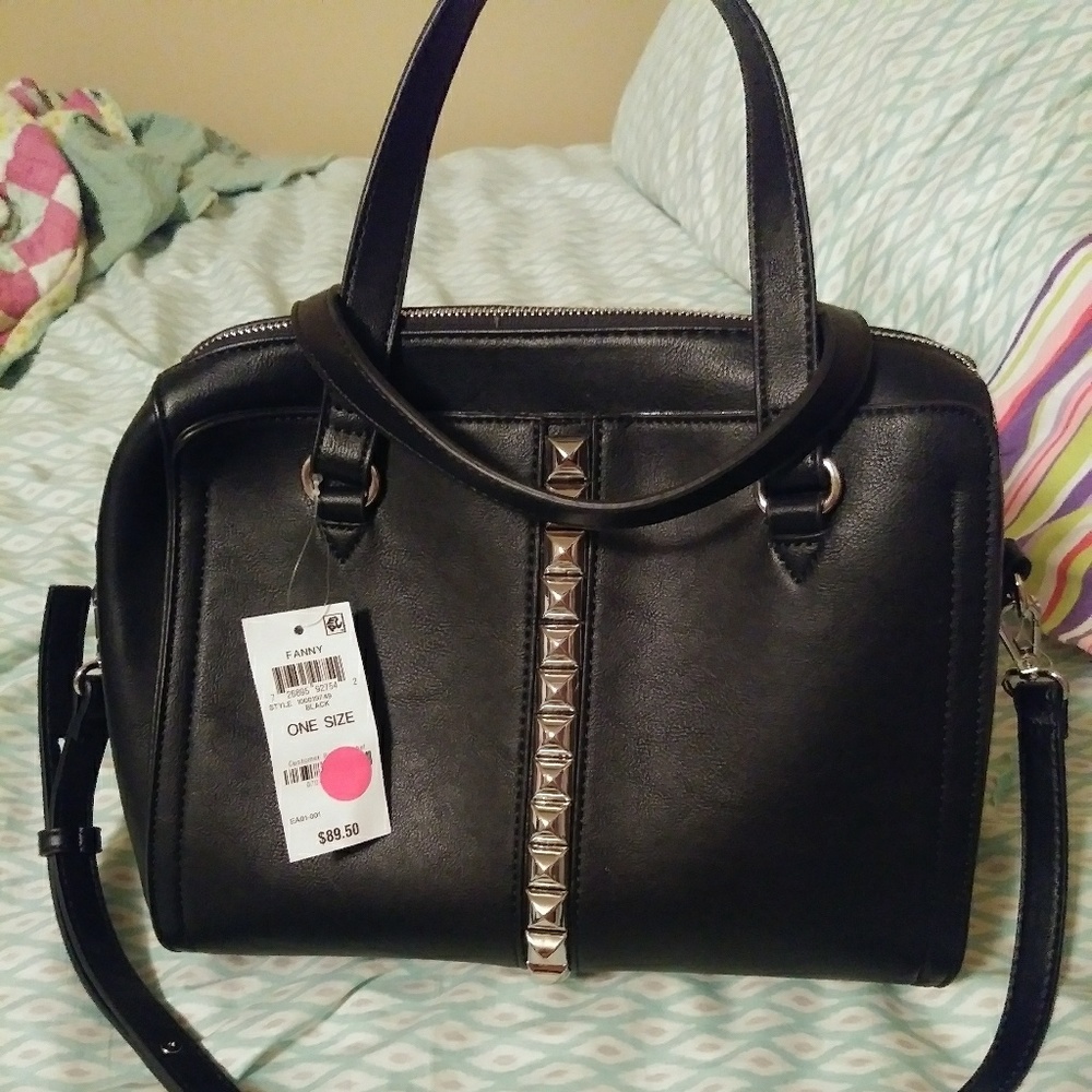 Black Leather Purse